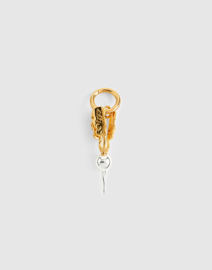 Madewell Mixed-Metal Radish Charm Antique Gold
