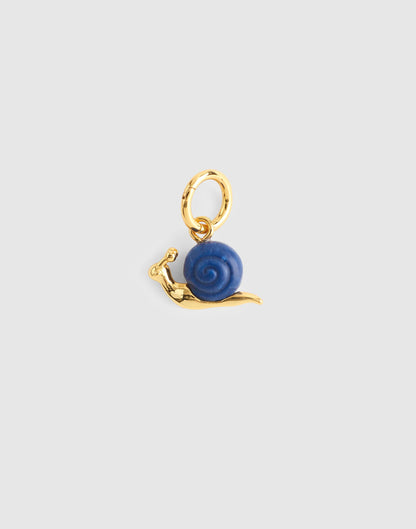 Madewell Semiprecious Snail Charm Antique Gold