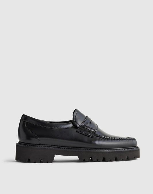 Madewell G.H.BASS Grace Super Lug Loafers Black