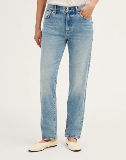Madewell The Short Jules Slim-Straight Jean Raebrook Wash