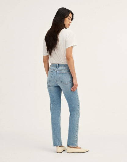 Madewell The Short Jules Slim-Straight Jean Raebrook Wash