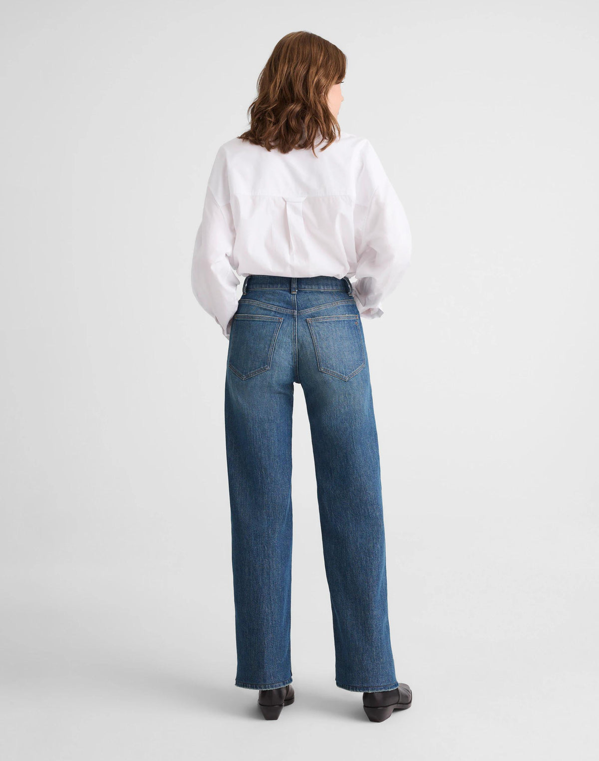Madewell The Petite Perfect Vintage Wide-Leg Jean Harvey Wash