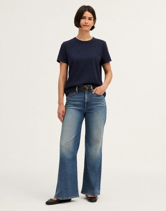 Madewell The Tall Curvy Wide-Leg Jean Sunnyside Wash