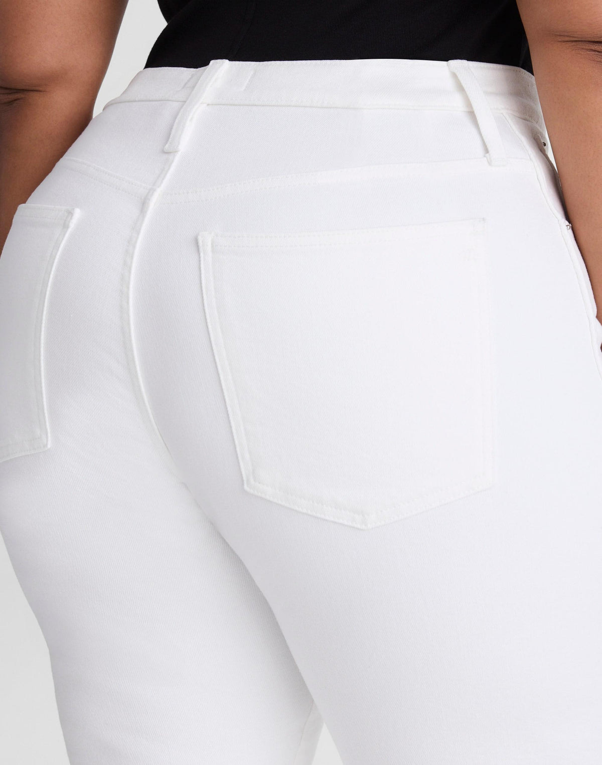 Madewell The Plus Pencil Jean in Super Stretch Denim Tile White