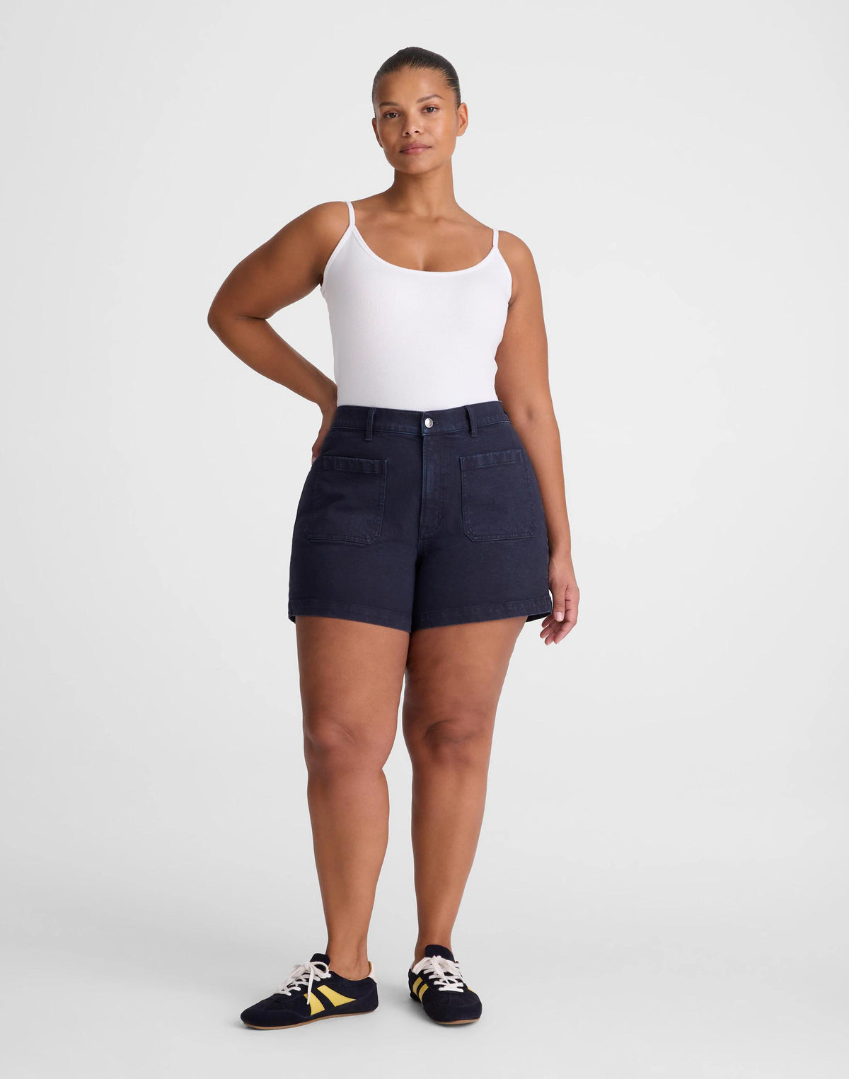 Madewell The Plus Emmy Short Classic Navy