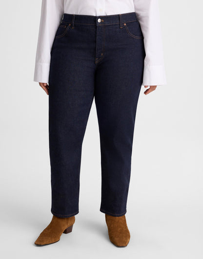 Madewell The Plus Jules Slim-Straight Jean Rinse Wash