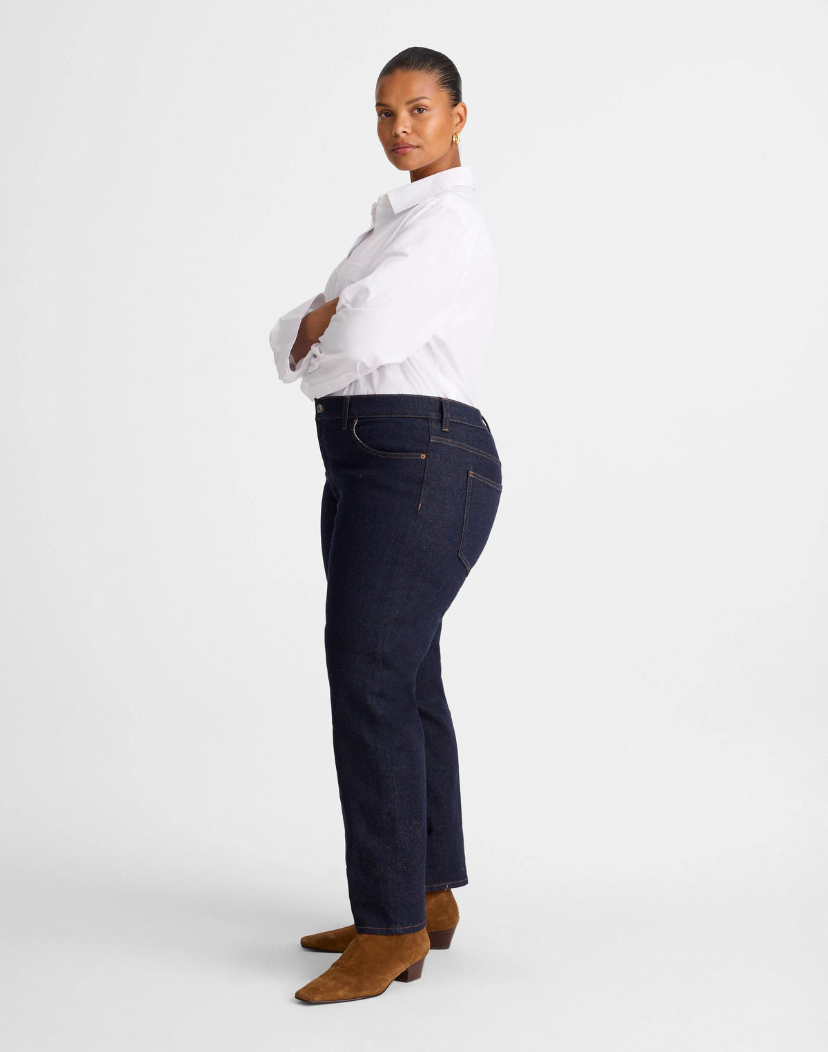Madewell The Plus Jules Slim-Straight Jean Rinse Wash