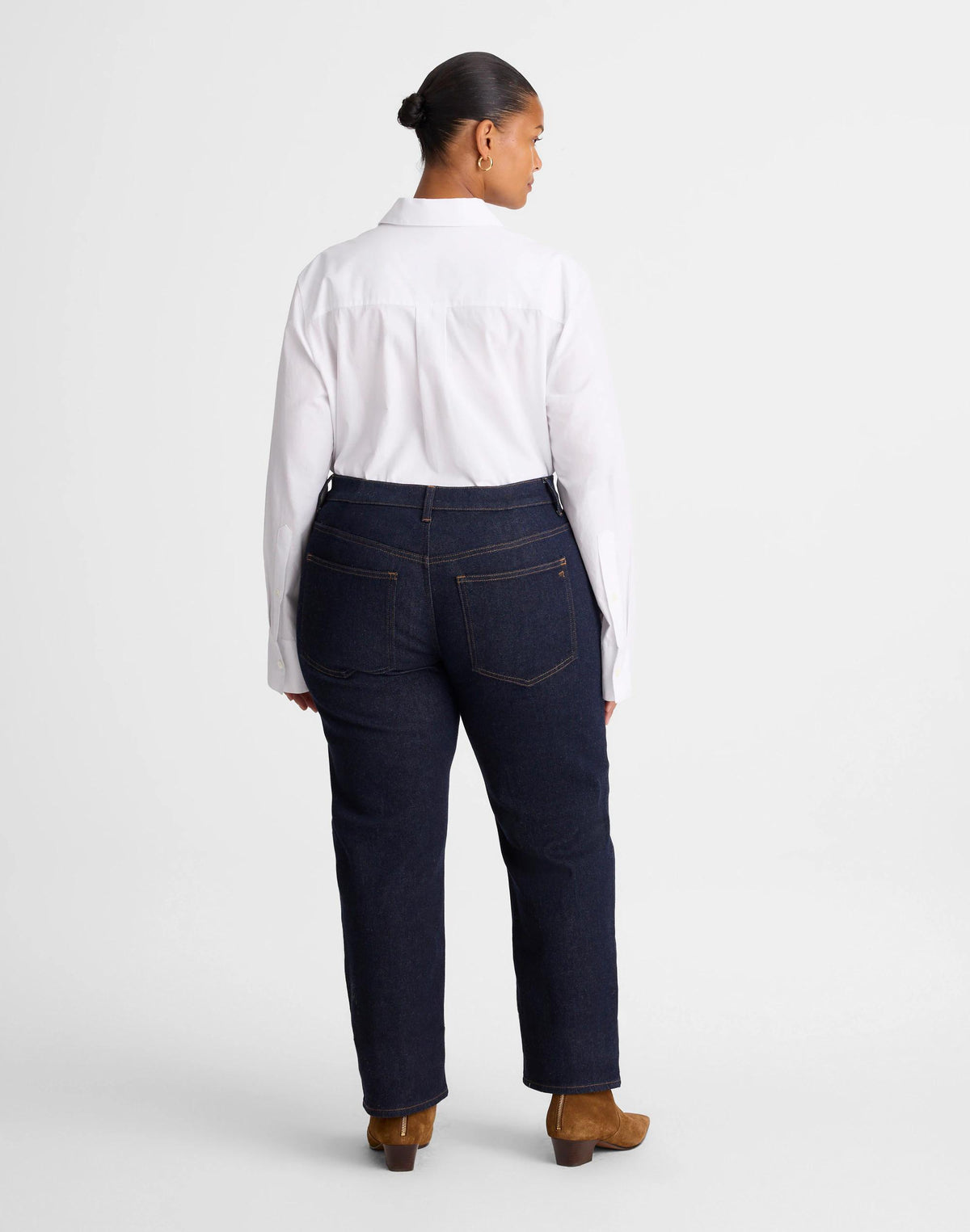 Madewell The Plus Jules Slim-Straight Jean Rinse Wash