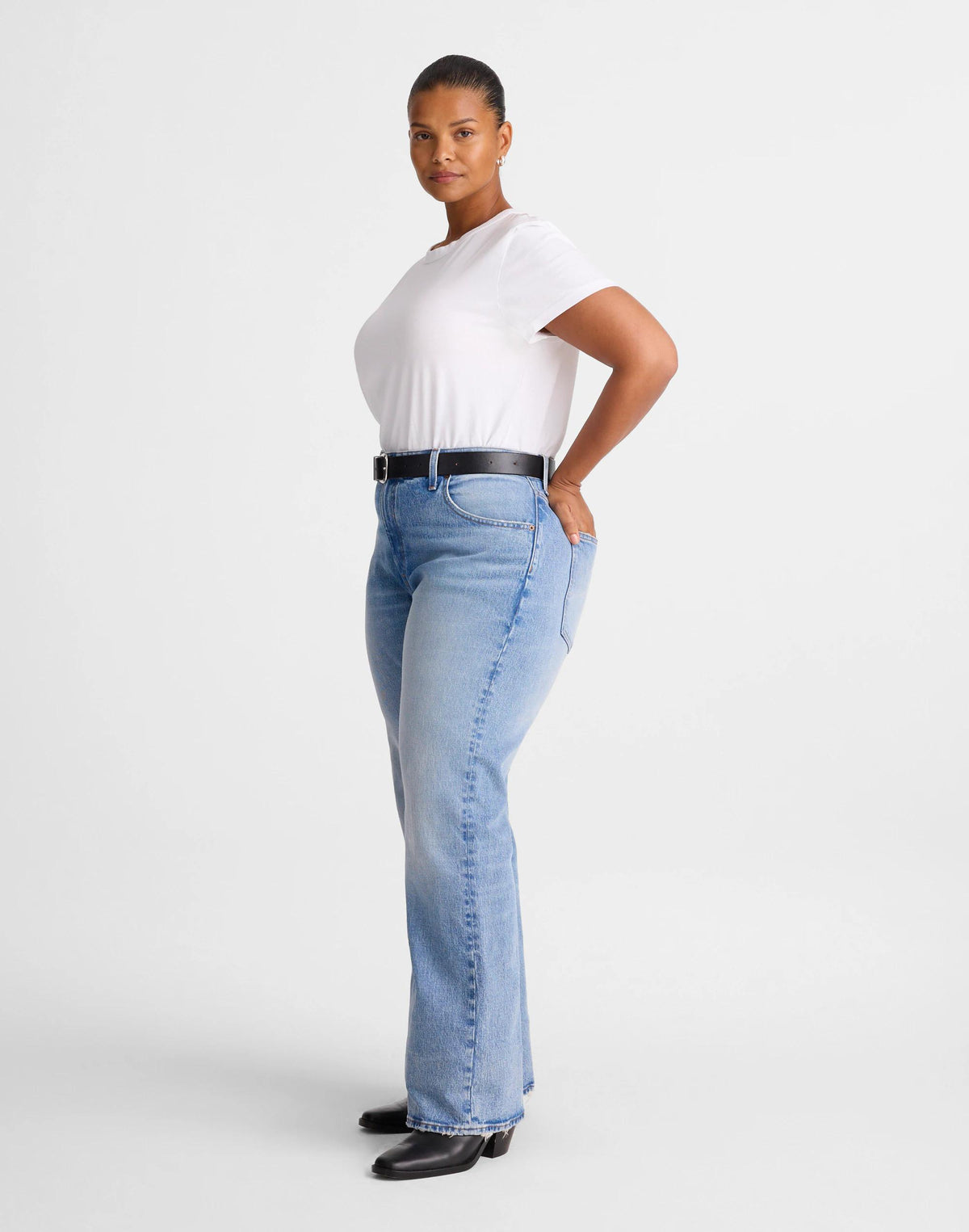 Madewell Plus Relaxed Bootcut Jeans Raebrook Wash