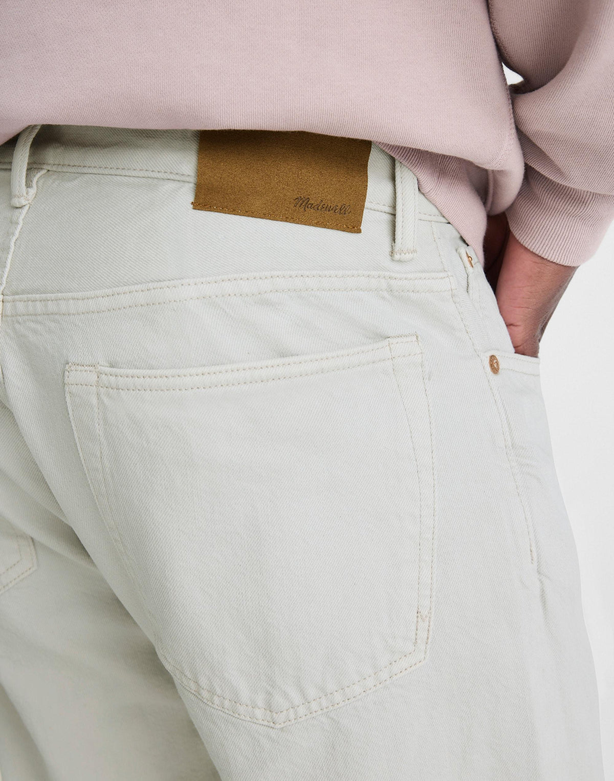 Madewell Relaxed Taper Jeans in Summerweight Denim Aluminum