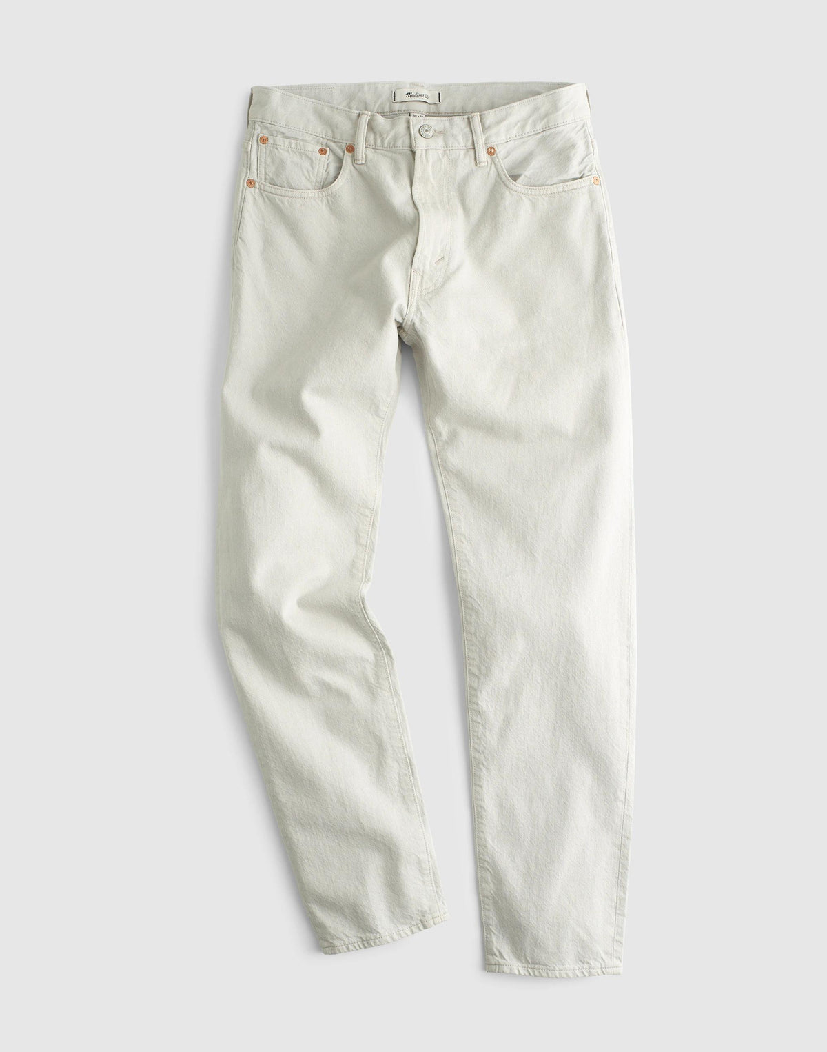 Madewell Relaxed Taper Jeans in Summerweight Denim Aluminum