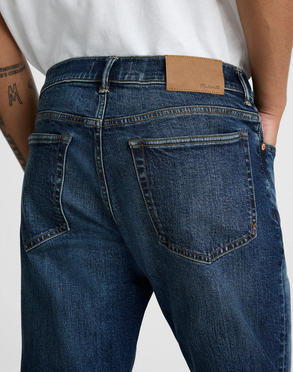 Madewell Athletic Slim Jeans Danden Wash
