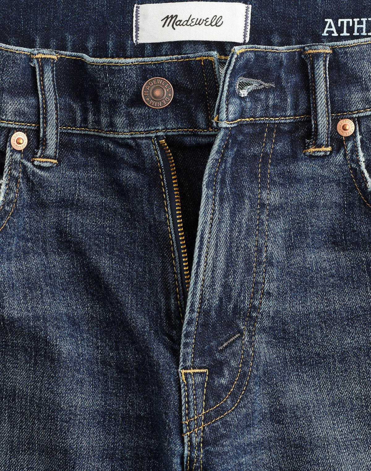Madewell Athletic Slim Jeans Danden Wash