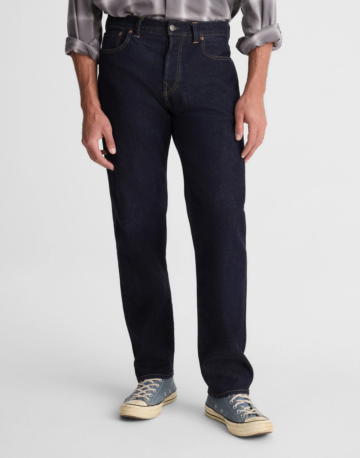 Madewell The 1991 Straight-Leg Jean in Artisan Comfort Selvedge Rinse