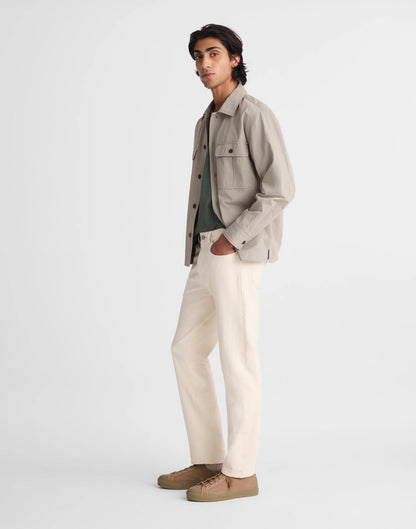 Madewell Relaxed Taper Jeans in Comfort Selvedge Ecru
