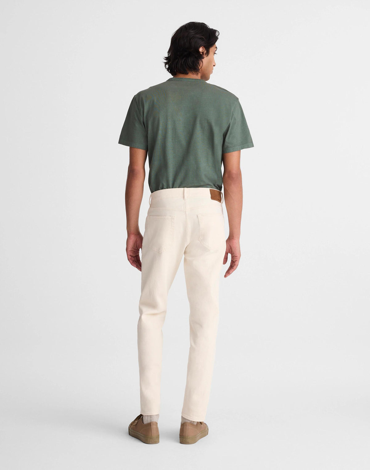 Madewell Relaxed Taper Jeans in Comfort Selvedge Ecru