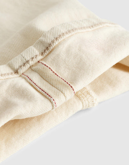 Madewell Relaxed Taper Jeans in Comfort Selvedge Ecru