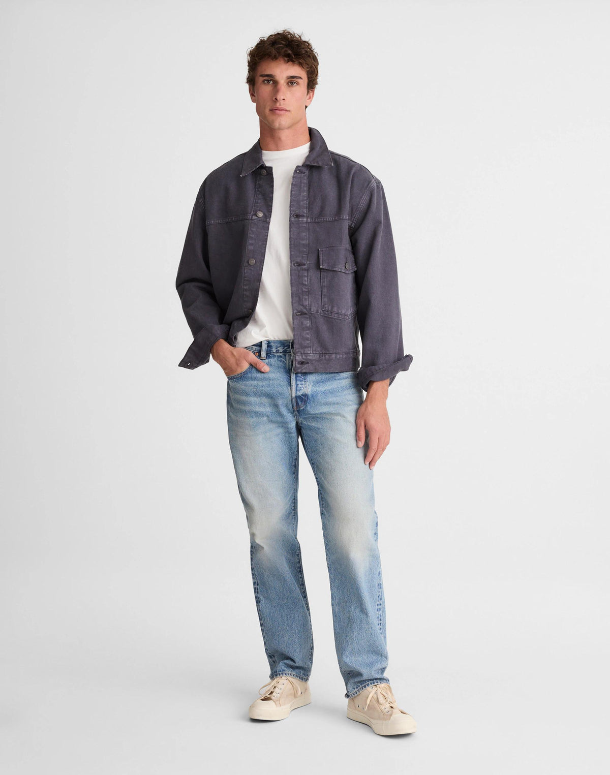Madewell The 1991 Straight-Leg Jean in Japanese Selvedge Lamina Wash