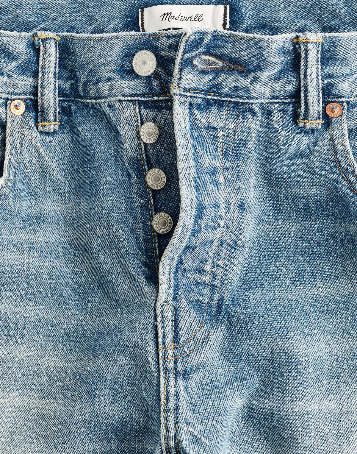 Madewell The 1991 Straight-Leg Jean in Japanese Selvedge Lamina Wash