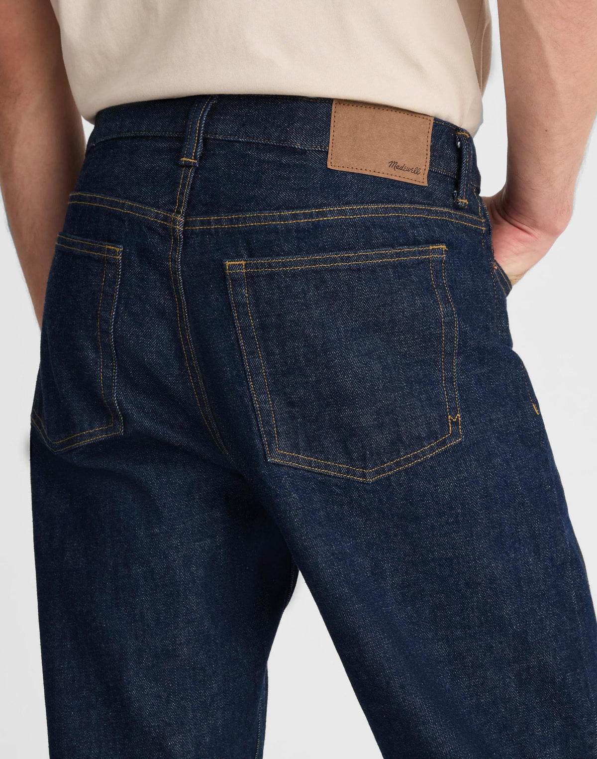 Madewell The 1991 Loose Straight Jean in Japanese Selvedge Rinse Wash