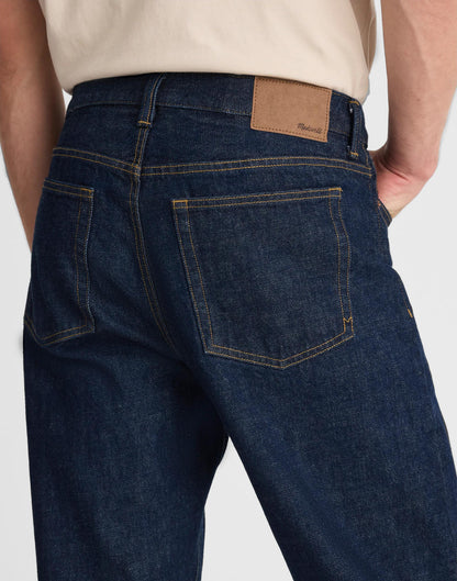 Madewell The 1991 Loose Straight Jean in Japanese Selvedge Rinse Wash
