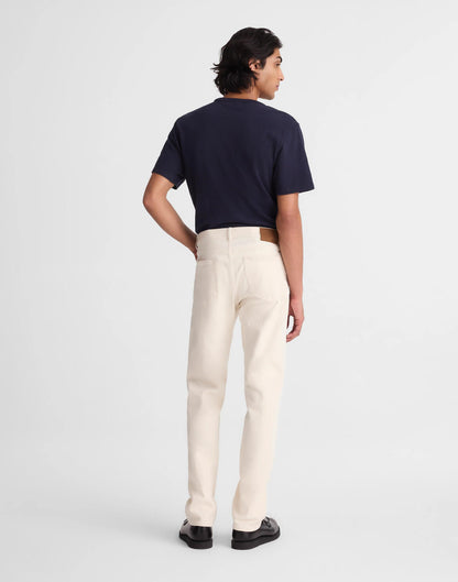 Madewell The 1991 Straight-Leg Jean in Artisan Comfort Selvedge Ecru
