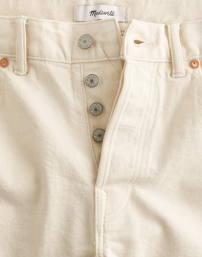 Madewell The 1991 Straight-Leg Jean in Artisan Comfort Selvedge Ecru