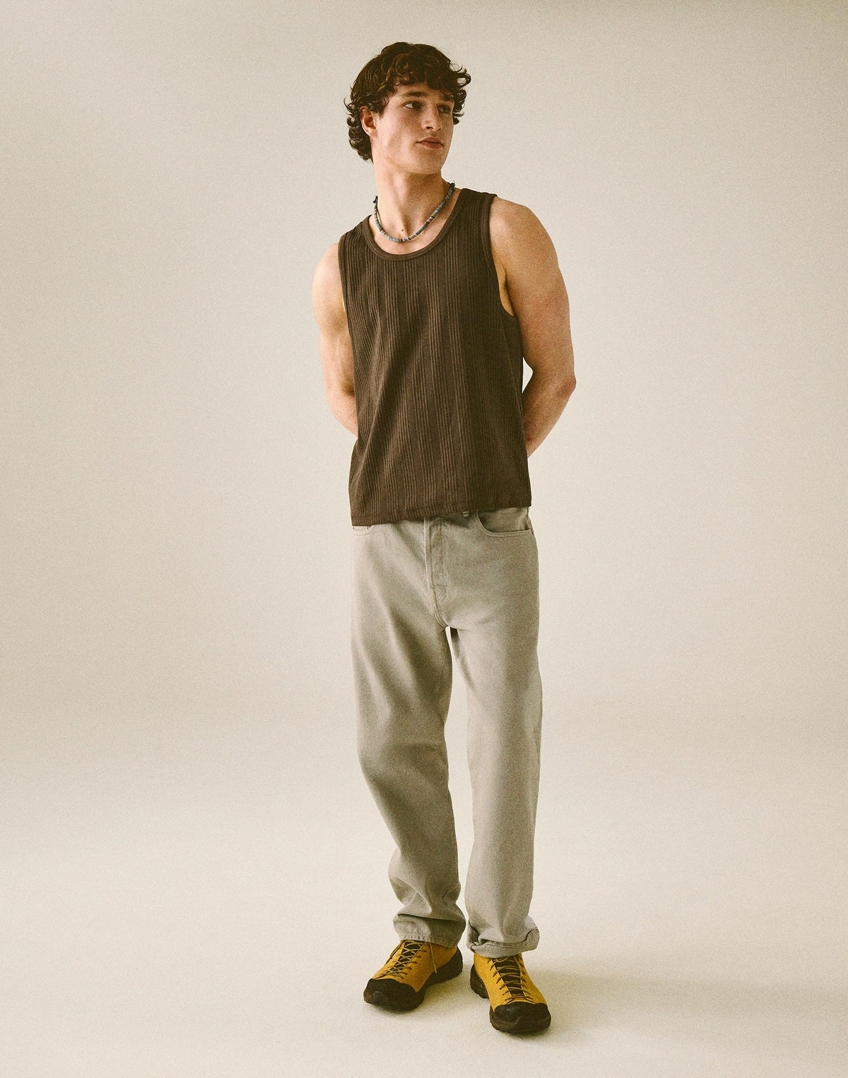 Madewell The 1991 Loose Straight Jean in Garment Dye Washed Olive