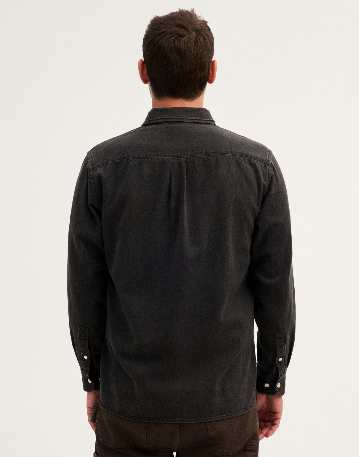 Madewell Single-Pocket Shirt in SoftFade Denim Draughton Wash