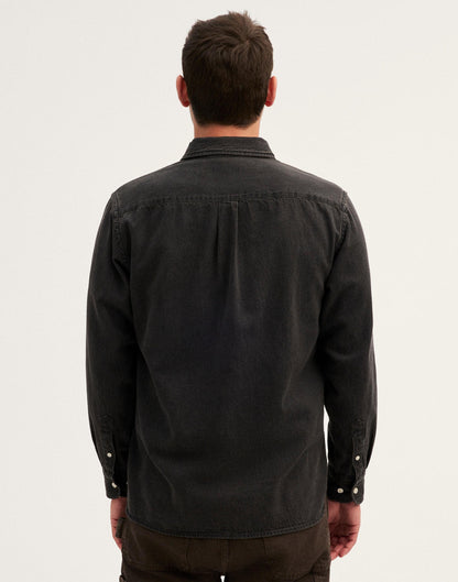 Madewell Single-Pocket Shirt in SoftFade Denim Draughton Wash