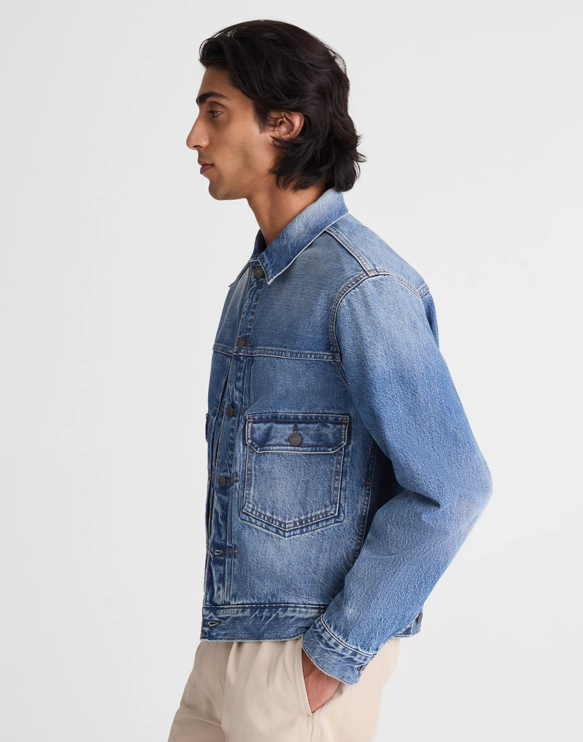 Madewell Denim Type 2 Trucker Jacket Carson Wash