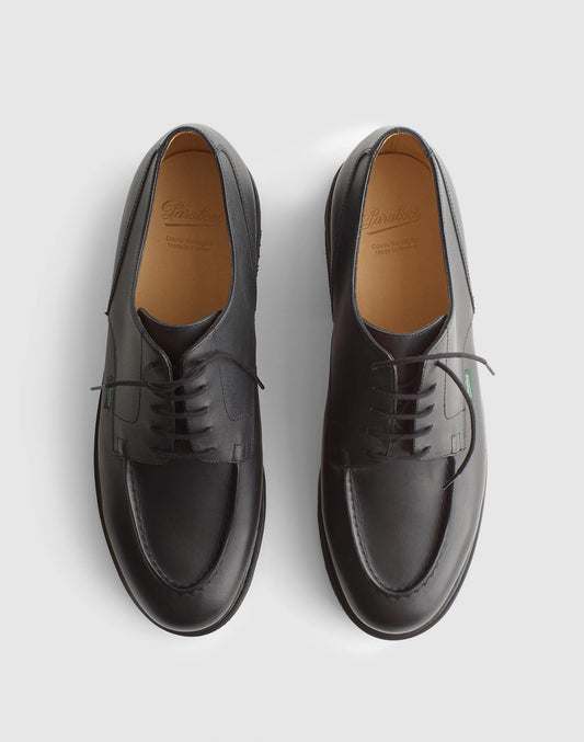 Madewell Paraboot Chambord Leather Derby Shoes Black