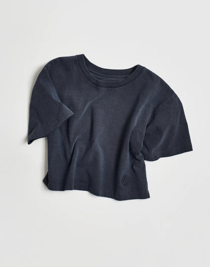 Madewell Madewell x Benjamin Talley Smith The Sullivan Boxy Crop Tee Classic Navy
