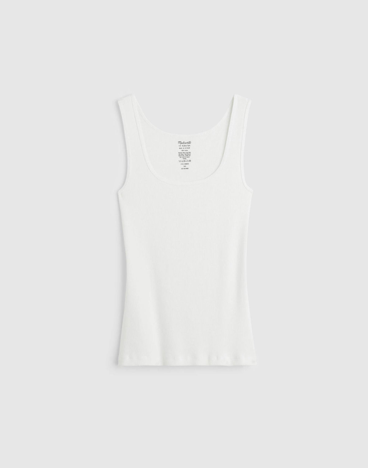 Madewell Scoopneck Tank White