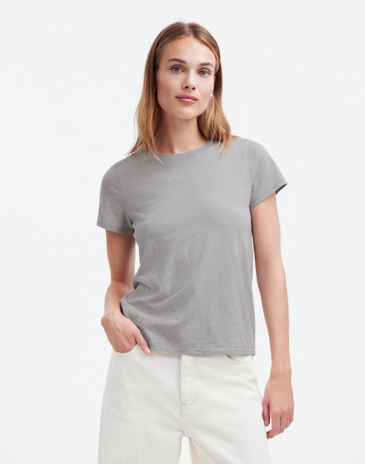 Madewell Northside Vintage Tee Light Hthr Grey