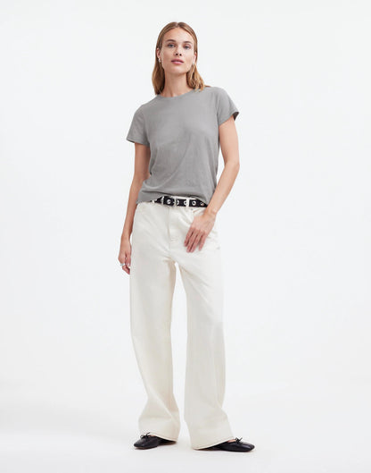 Madewell Northside Vintage Tee Light Hthr Grey
