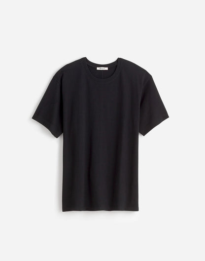 Madewell Cotton Relaxed Oversized Tee Jet Black