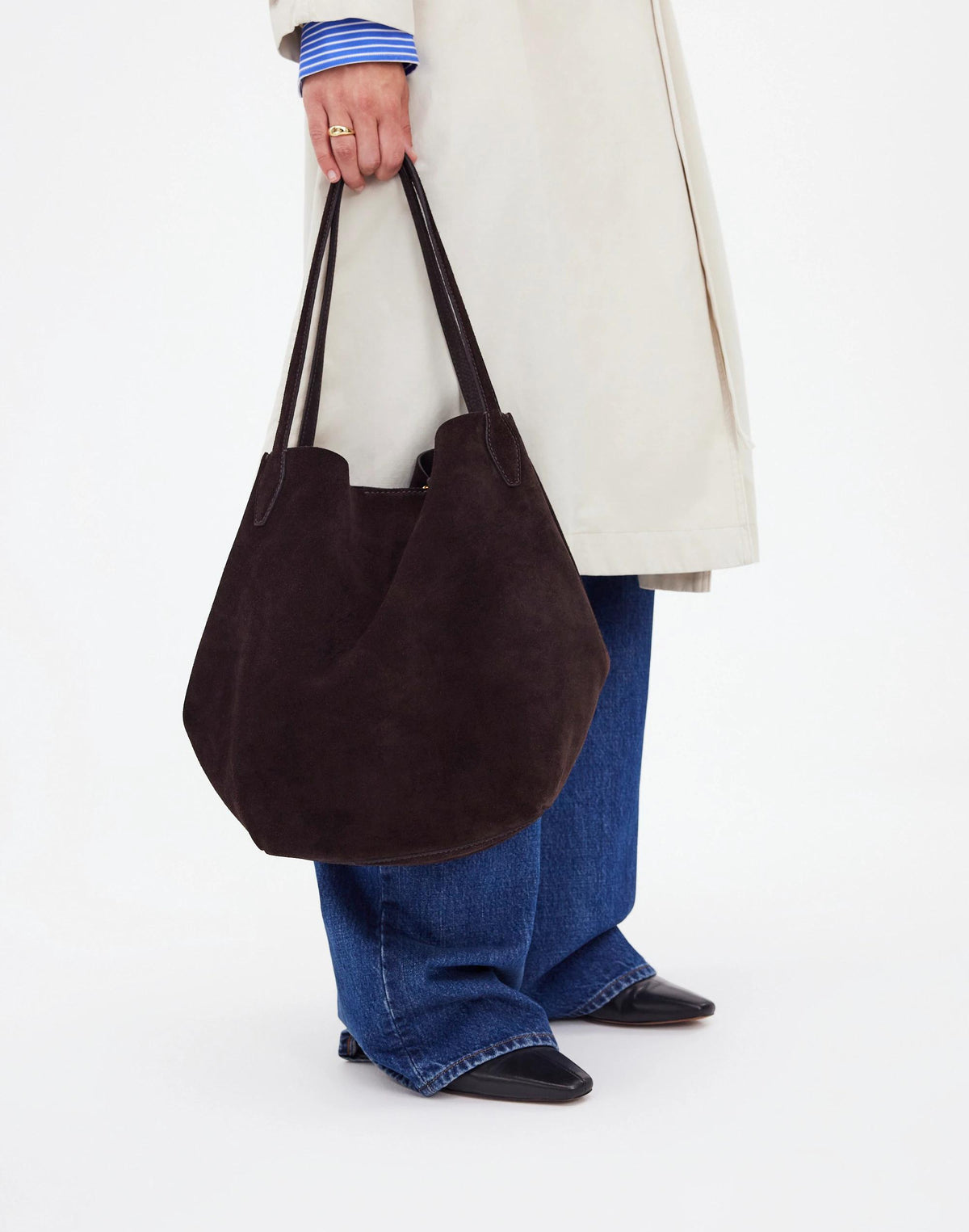 Madewell The Shopper Tote Dark Carob