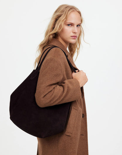 Madewell The Shopper Tote Dark Carob
