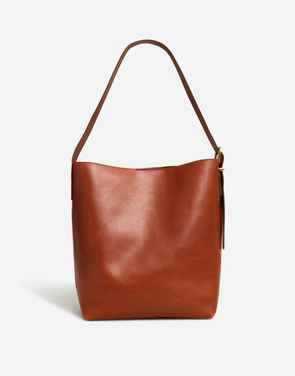Madewell The Essential Bucket Tote Warm Cinnamon