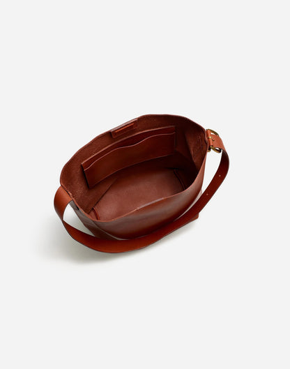 Madewell The Essential Bucket Tote Warm Cinnamon