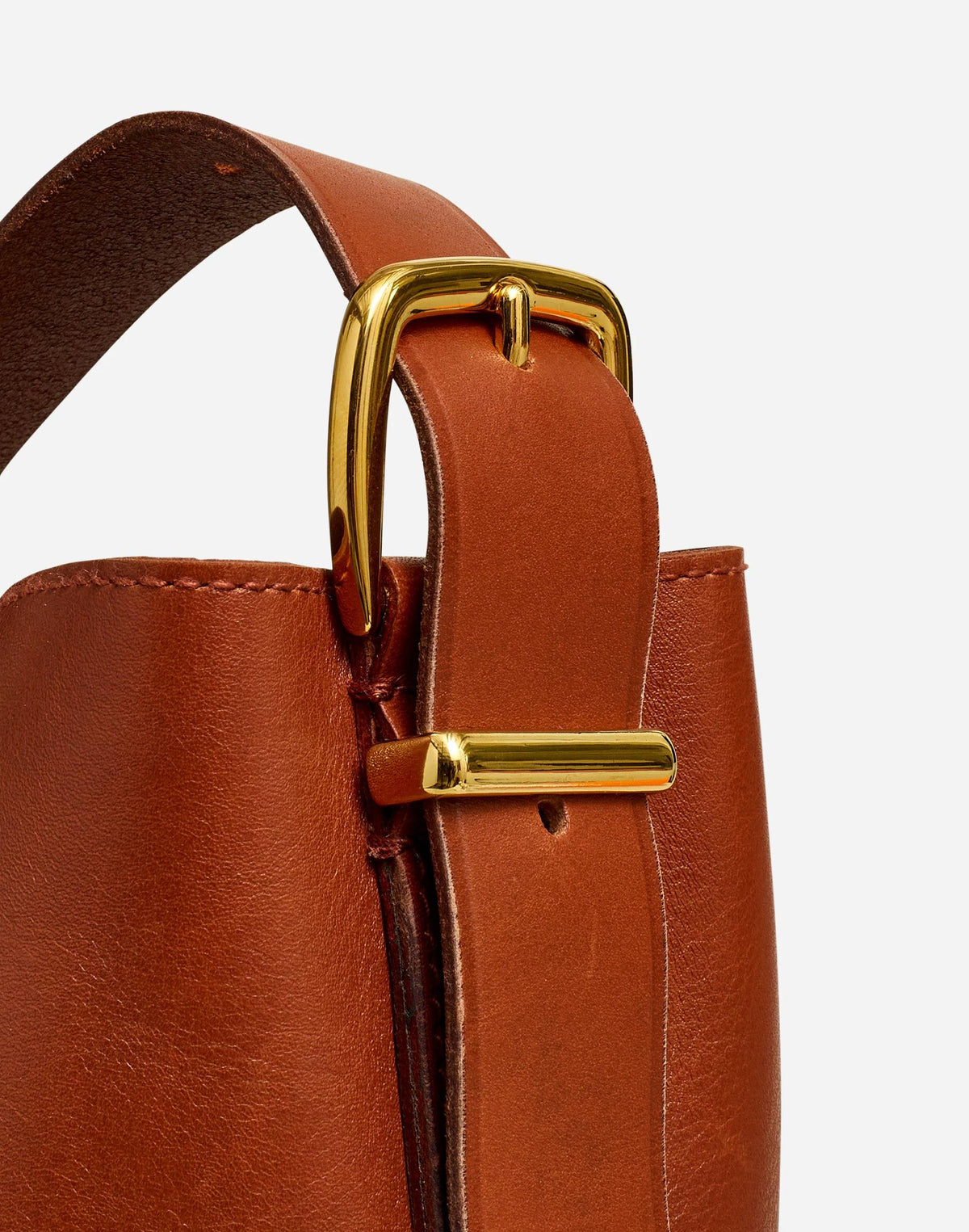 Madewell The Essential Bucket Tote Warm Cinnamon