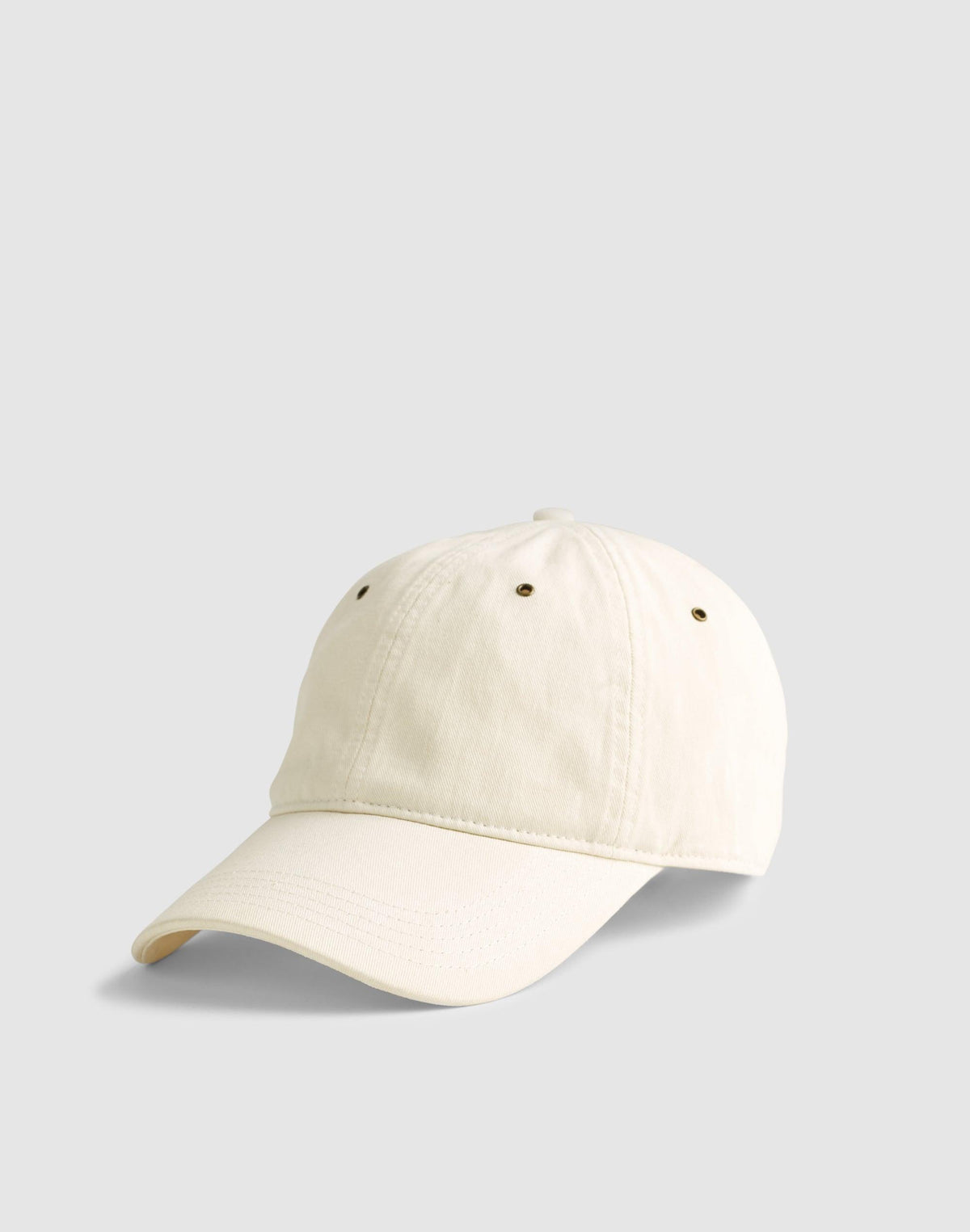 Madewell Baseball Hat in Washed Cotton Vintage Ivory