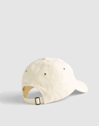 Madewell Baseball Hat in Washed Cotton Vintage Ivory